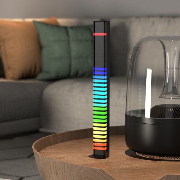3D RGB APP Control Rechargeable Rhythm Light With Voice-Activated Pickup (D10) - Image 2