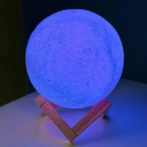 Rechargeable 3D Moon Lamp With Remote -18 CM